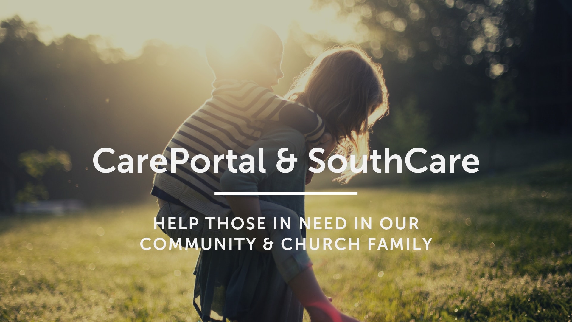 CarePortal & SouthCare – Sunday Slide