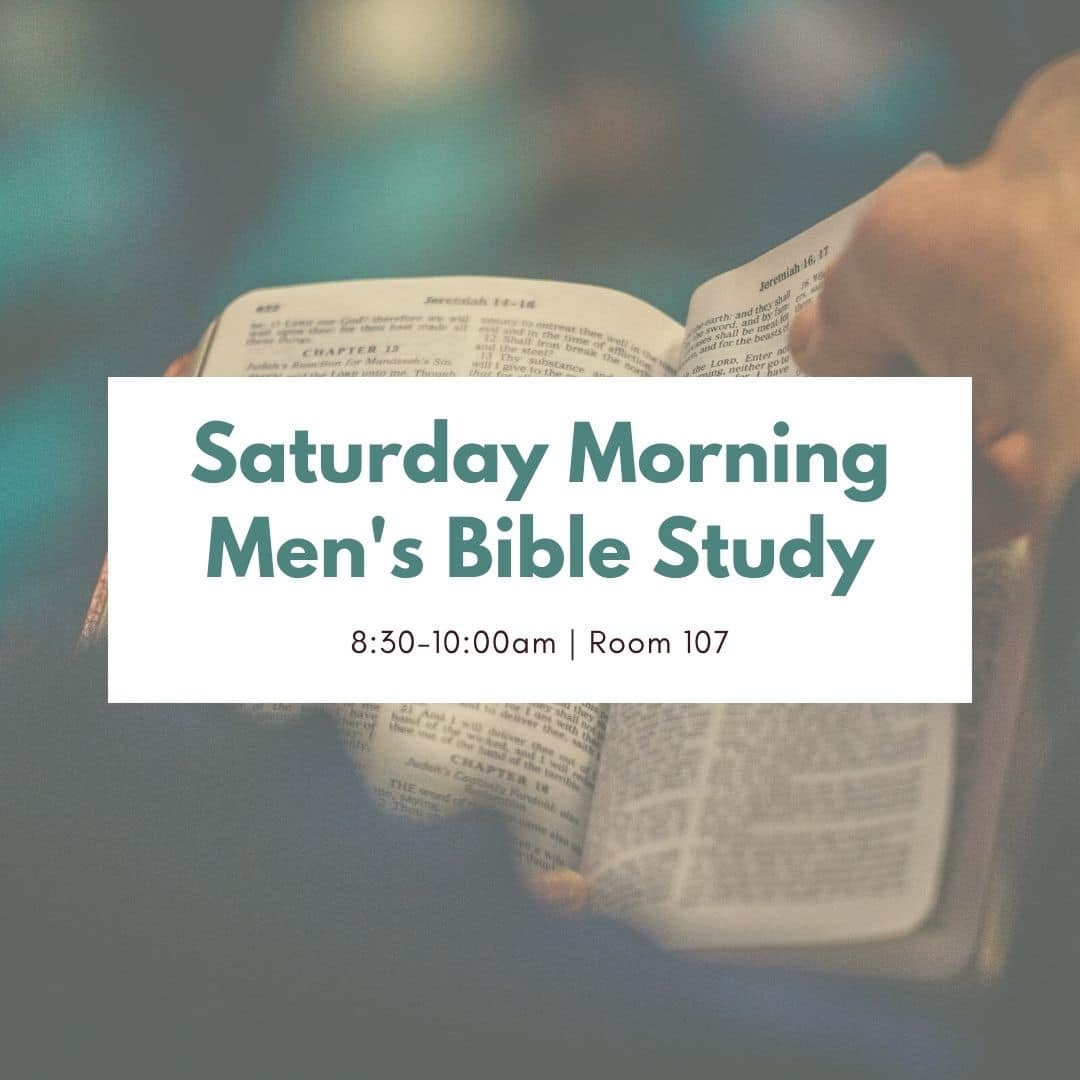 Saturday Morning Men’s Bible Study – social