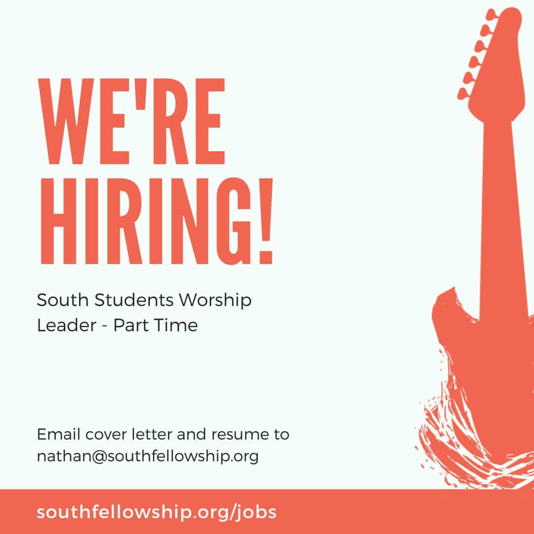 South Students Worship Intern – social