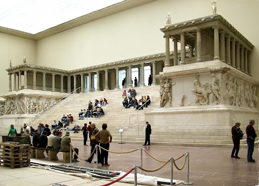 Altar - Throne of Pergamum in Germany Museum