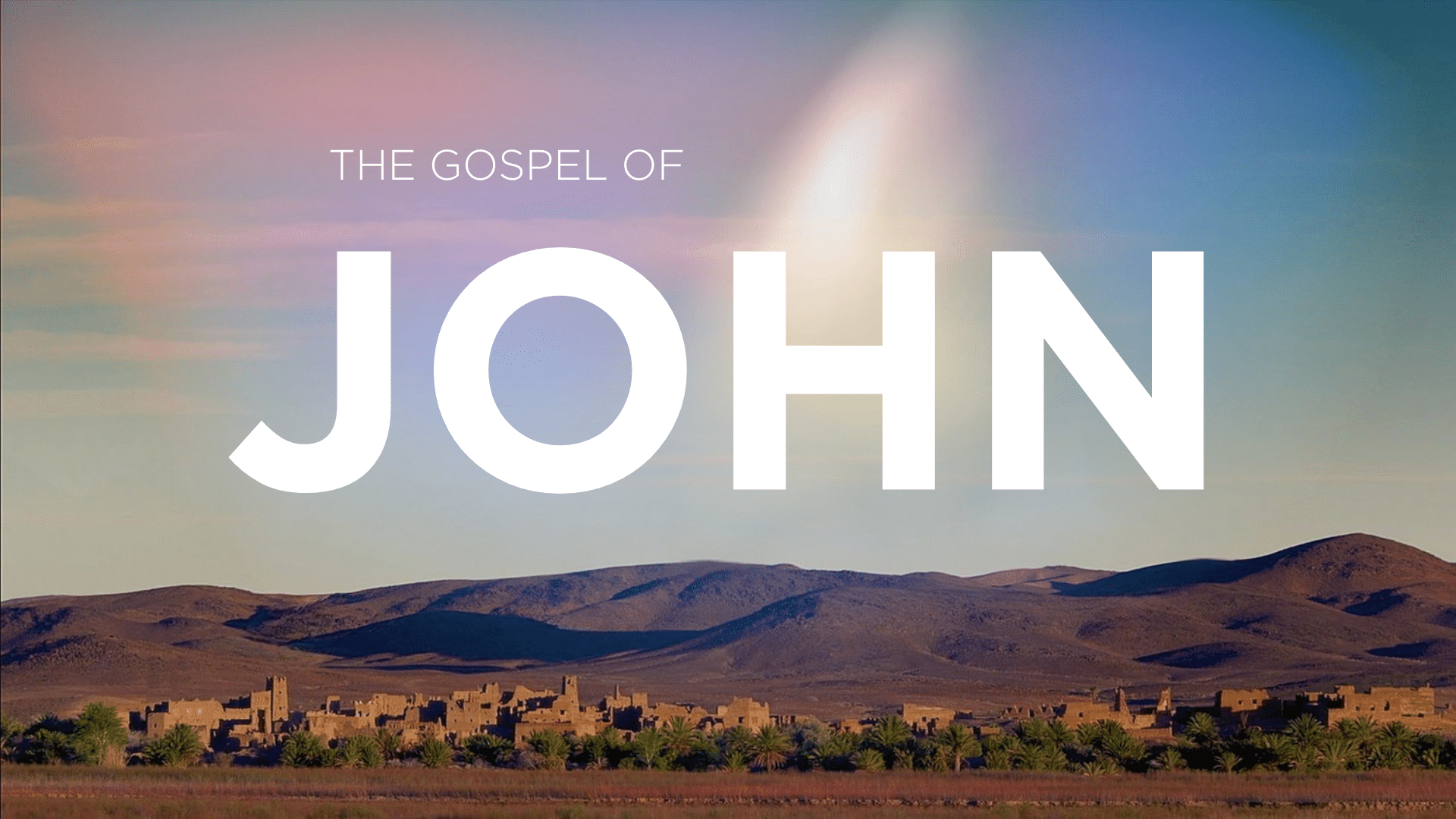 The Gospel of John – Sermon Slide