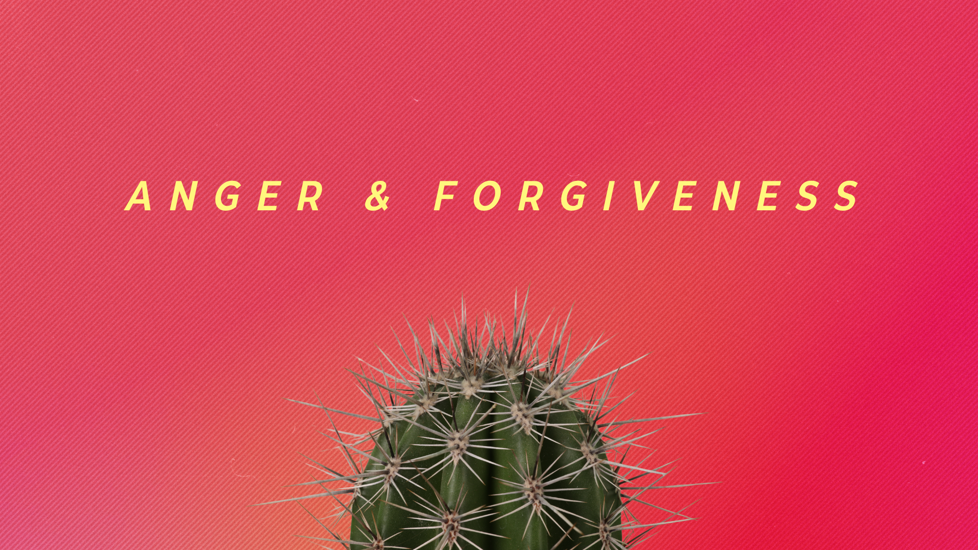 Anger & Forgiveness – Sunday Slide